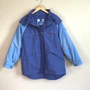 The Children's Place Blue Two-piece Reversible Ski Jacket Winter Size 14 XL Cozy